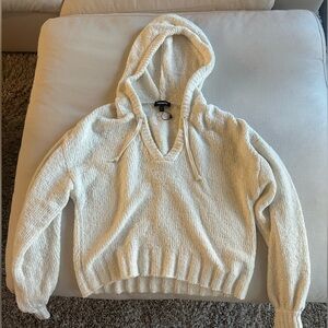 White Express Soft Hoodie